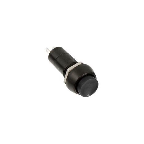 Einbau-Druckschalter PBS-11A, rund, Ein/Aus, schwarz (1/2)