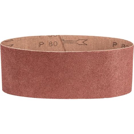 Courroies sans fin 75 x 457 mm, K80, 3 pièces.