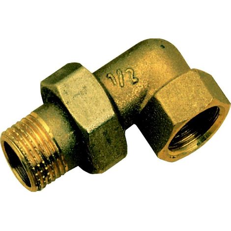 raccord union 3 pièces coudé - mâle / femelle - 15 x 21 - a visser - sachet de 2 - altech 1466alt2