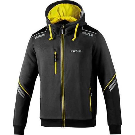 Sudadera Gris/Amarillo Talla M RATIO