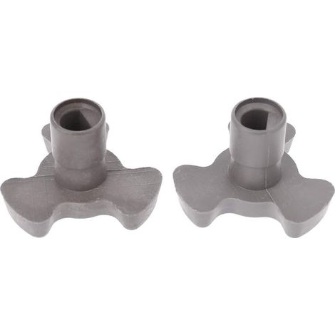 Drehtellerkupplung - 2 Stück - Kunststoff - 17 mm Welle - Für Mikrowellenherde (1/5)