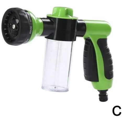 Pistola per lavaggio automatico ad acqua - Lavaggio auto - 3 getti - Lancia schiuma (1/5)