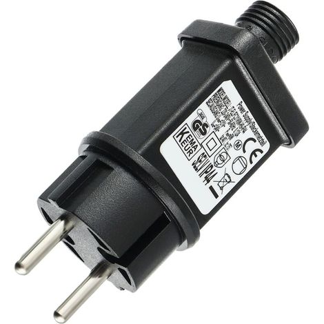 RHG 31V 6W Transformateur IP44 Adaptateur Pilote, 8 Modes Avec Fonction Minuterie et mémoire pour les lumières de Noël, les lumières de fées, les lumière de glaçons