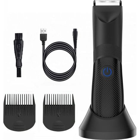 Tondeuse Multifonction 4 Accessoires LED IPX7 USB-C Noire (1/5)