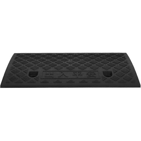 Rampe d'accès en plastique rigide pour scooters, voitures, camions, scooters, vélos et motos. Robuste et portable. Dimensions : 49,50 x 27,50 x 6,70 cm. Vendue à l'unité. (1/5)