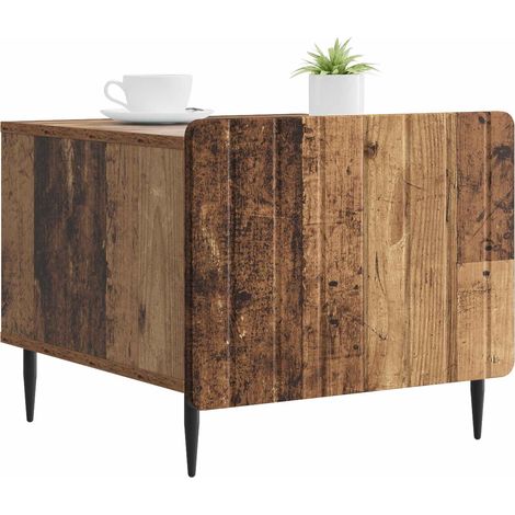 Maison Exclusive - Couchtisch mit Schubladen Altholz 49 x 50 x 42