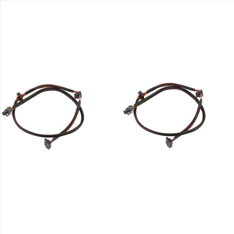 Câble d'alimentation modulaire 2X 6 broches vers 3 ports (fil 18 AWG, 80 cm) pour la série NP ECO
