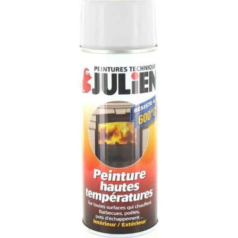 Julien pintura en aerosol alto brillo temperatura 400ml blanco (1/2)