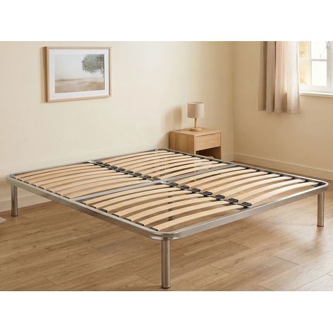 Talamo Italia Somier cuadrado y medio Amina, Somier ortopédico de láminas, 100% Made in Italy, Cm 120x190h31, con embalaje reforzado (1/3)