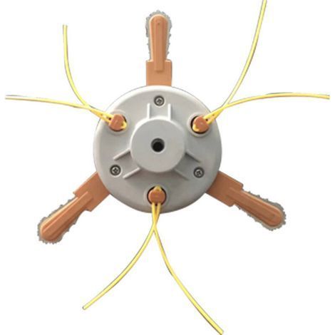 Trimmer Head, Universal Trimmer Head Brush Line Cutter Replacement Lawn Mower Accessories Trimmer Trimmer Head Weed Trimmer Head (1/4)