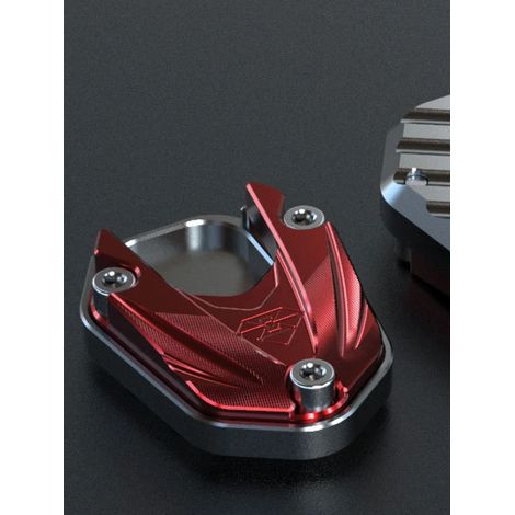 (Noir) Compatible avec les accessoires de moto Super SOCO TC TS Lite Pro 1200R TSX : béquille latérale, extension et support. (1/4)