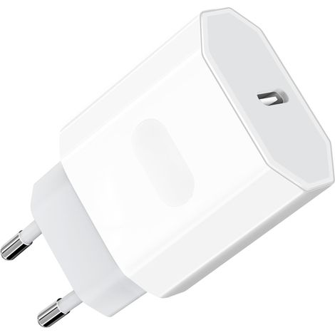 Cargador USB-C, punta de carga rápida de 25 W para iPhone 16 15 14 13 12 11 8 Plus Pro Max X XS XR SE Mini iPad, adaptador de corriente de pared tipo C, cabezal de carga rápida (1/5)