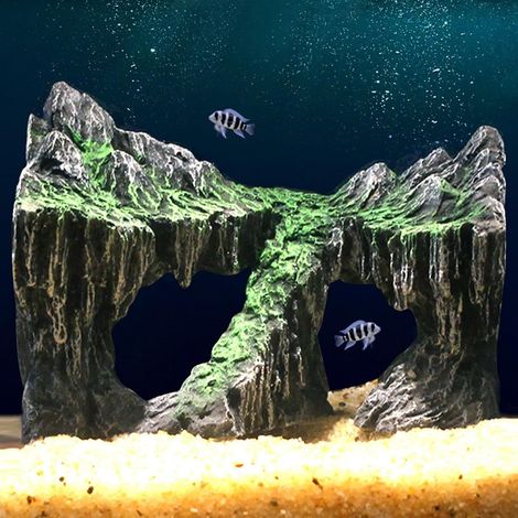 Pierre d'aquarium, pierre naturelle, pierre de paysage d'aquarium, aménagement paysager de rocaille (1/5)