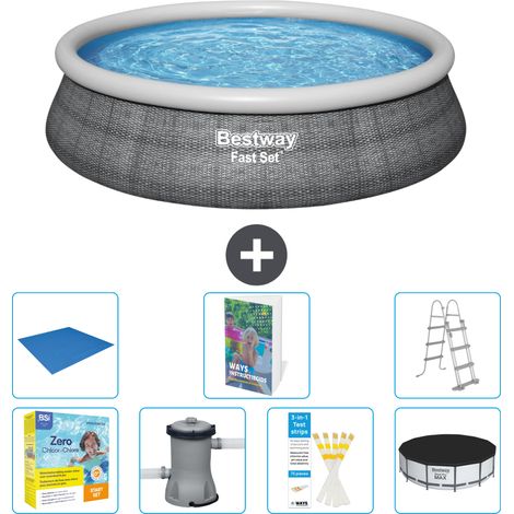 Bestway Piscina Bestway Fast Set Redonda - 457x107 cm - 8-piezas S372 (1/5)
