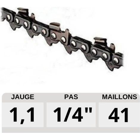 Chaine tronçonneuse SNK 1/4" 41 dents