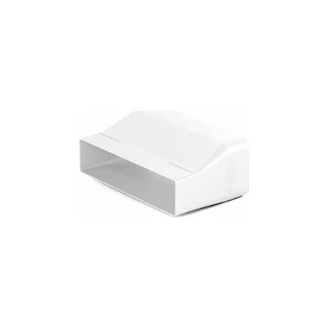 Silver-line Adattatore di ventilazione bianco 9x22 cm