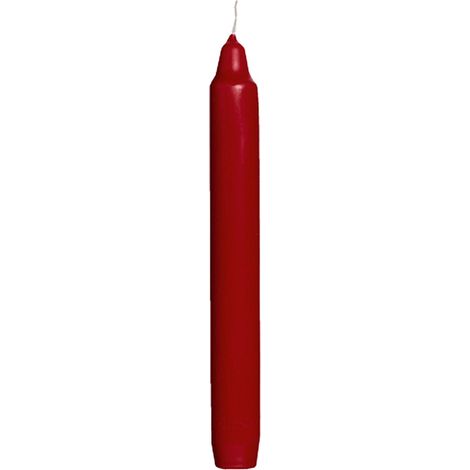 Bolsius Haushaltskerzen rot, HÃ¶he 18 cm, Ã˜ 2,13 cm, 8er Pack Kerze Dekokerzen (1/2)