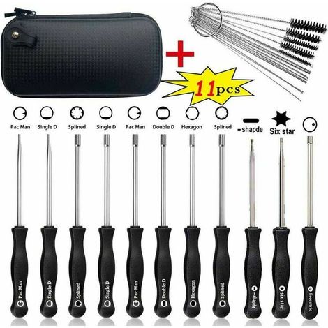 Outil De Réglage Carburateur - Tournevis À Tête Plate Et Cruciforme Pour Trimmer Débroussailleuse Souffleur Taille-Haie Tondeuse À Gazon - Lot De 4 Pièces