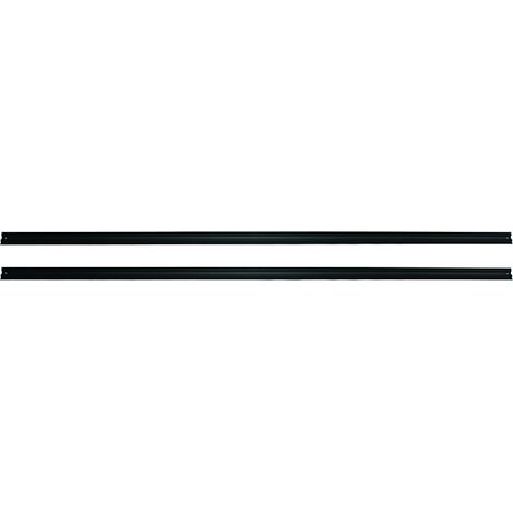 Vaillant – Ensemble de rails auroTHERM 20059898 – 2 pièces pour installation horizontale sur toit – Aluminium anodisé noir durable