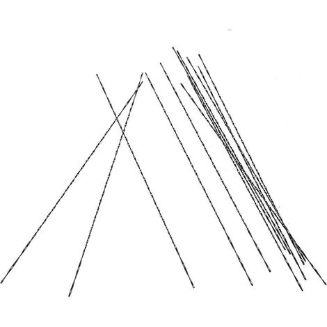 12 lames de scie à chantourner à dents hélicoïdales pour la découpe, le sciage et la sculpture du bois, du métal et du plastique (6) (1/5)