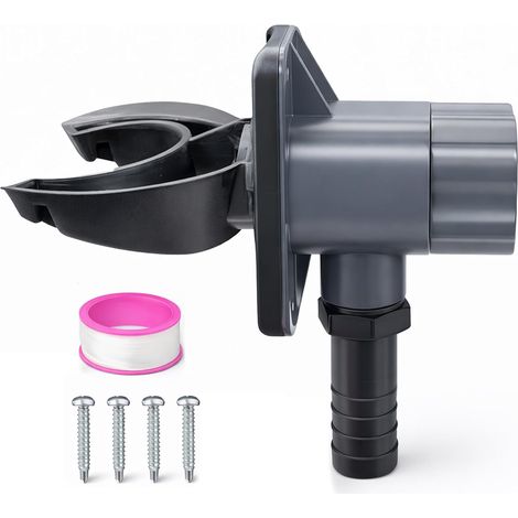 Collecteur d'eau de pluie, 70-110 mm, tuyau de descente, kit de raccordement pour citerne de pluie, voleur d'eau, connecteur pour toits jusqu'à 80 m² (1/5)
