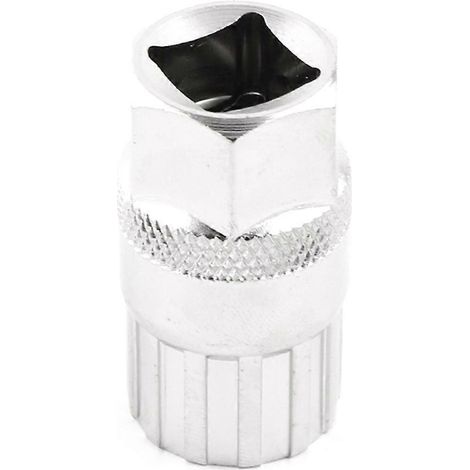 Outil de démontage de la bague de verrouillage du volant moteur de cassette de vélo (argent) (1/5)