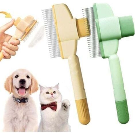 Brosse Pet - Brosse Attrape'poils, Anti Poils Brosse Pour Chats Brosse Pour Chien, élimine Jusqu’à 95% Des Poils Morts, Toilettage Doux Et Efficace Pour Tous Types De Pelage (2 Couleur) (1/5)