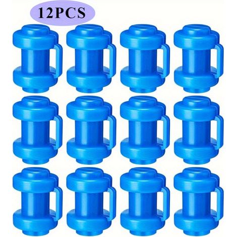 12 embouts de trampoline, embouts de poteaux de trampoline, accessoires de sécurité pour clôture (1/5)