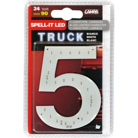 Spell-It Led, 90 mm, 24V - Bianco - 5