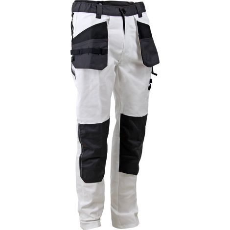 Pantaloni stretch con tasche fluttuanti LMA Embase Bianco / Nero 44