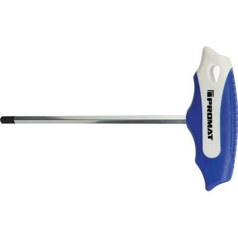PROMAT Stiftschlüssel mit Quergriff Schlüsselweite 4 mm Klingenlänge 150 mm S2 (1/5)