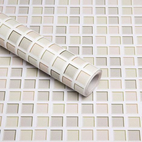 Adhesive Pour Cuisine Kaki Mosaïque, 60x300cm Carrelage Adhesif Mural Salle De Bain Imperméable, Décoratif Stickers Carrelage Autocollant, Vinyle Carreaux Adhesif (1/5)