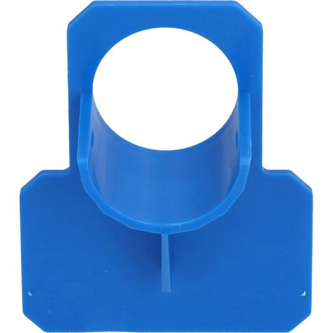 Support de tuyau de piscine, fixation pour tuyau d'eau avec serre-câble, compatible avec les piscines Intex (bleu) (1/5)