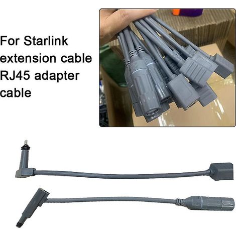Compatible avec les câbles adaptateurs d'extension RJ45 à extrémité unique Starlink (1/4)