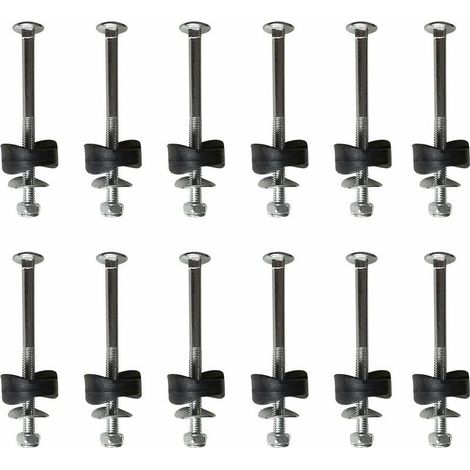 Lot de 12 entretoises de trampoline avec vis pour fixer le trampoline - Accessoires de rechange pour trampoline, (1/5)