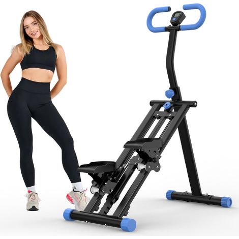 Stepper con resistenza regolabile per allenamento domestico, ideale per palestra in casa, appartamento e ufficio. (1/5)