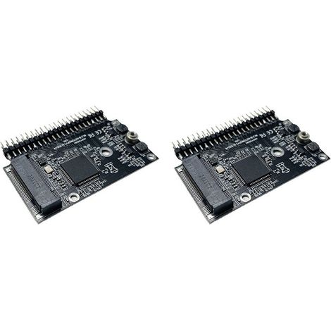 Dieser Adapter ist kompatibel mit zwei M.2 NGFF-zu-IDE-2,5-Zoll-SSDs mit 44 Pins und 150 MB/s. M.2 NGFF-zu-IDE-2,5-Zoll-SSD-Konverter. (1/3)