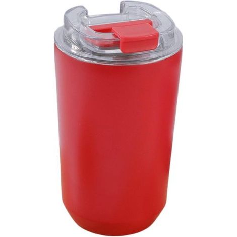 Tazza da caffè - tazza da caffè da asporto - tazza da caffè da asporto - a prova di perdite - tazza da caffè con coperchio e manico - tazza da viaggio - thermos per caffè e tè da asporto - 380 ml - 15 (1/5)