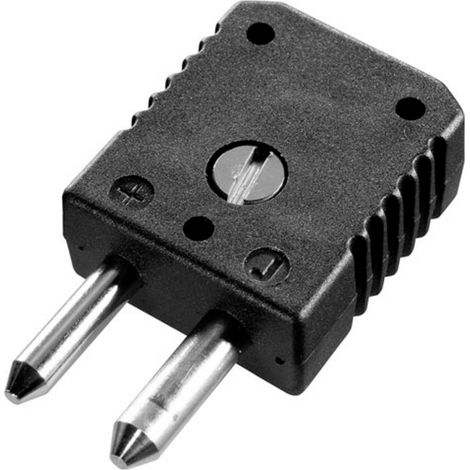 B + B Thermo-Technik  Standardstecker Typ J, schwarz  -50…+120 °C Schwarz Inhalt: 1 St.