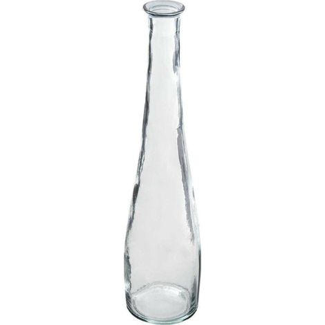 Atmosphera Vase décoratif en verre 80 cm vintage artisanal (1/2)