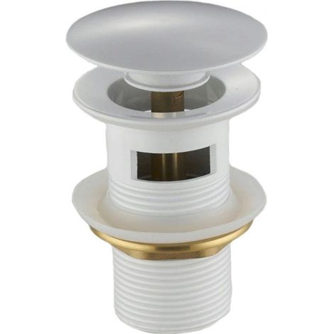 Mexen tappo clic-clac rotondo con troppopieno, bianco - 79920-20 (1/2)