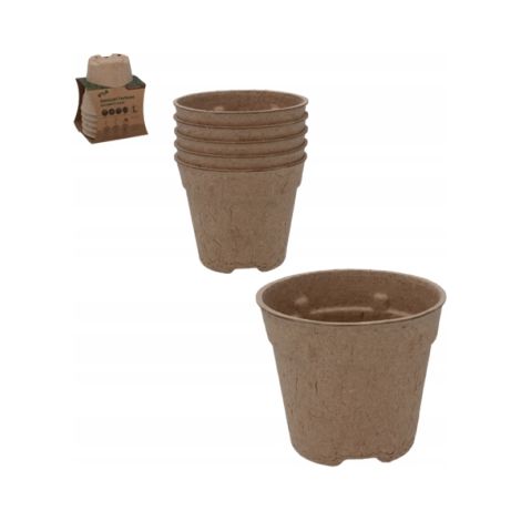 MACETA DE TURBA CREMOSA PARA PLÁNTULAS 115x10cm 5uds