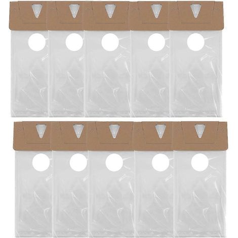 Lot de 500 porte cintre sacs 6 pouces X 12 pouces transparent porte cintre sacs Protects Flyers Brochures Notices (1/5)