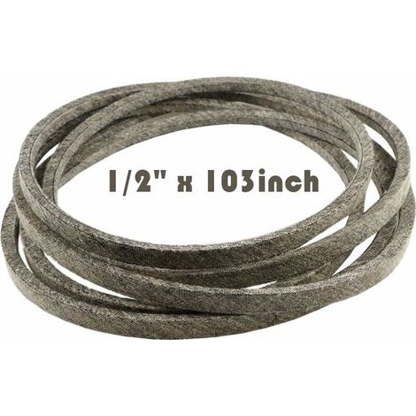 Keilriemen für Rasenmäher 1/2x103 – Kompatibel mit John Deere D100-D130, L100, L125 – Para-Aramid (Kevlar)-Faser (1/5)