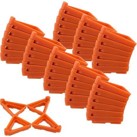 Lot de 48 pieds triangulaires pour pot de fleurs d'extérieur et d'intérieur (1/5)