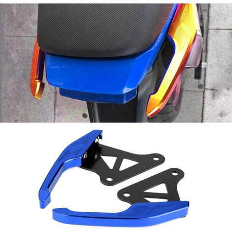 Universeller Motorrad-Sozius-Haltegriff aus Aluminium, blauer Soziussitzgriff (1/5)
