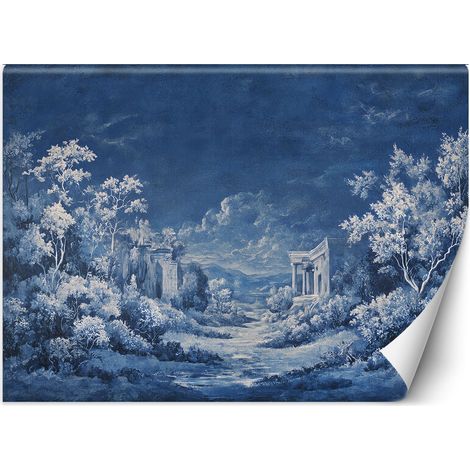 Fototapete Blaue Landschaft Architektur 100x70 cm (1/5)