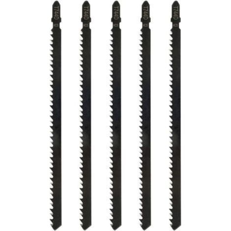 5pcs Lames de Scie Sauteuse T744D 180 mm - Accessoire Professionnel Compatible avec Bosch, Metabo, Scie Sauteuse pour Bois et Métal (1/5)