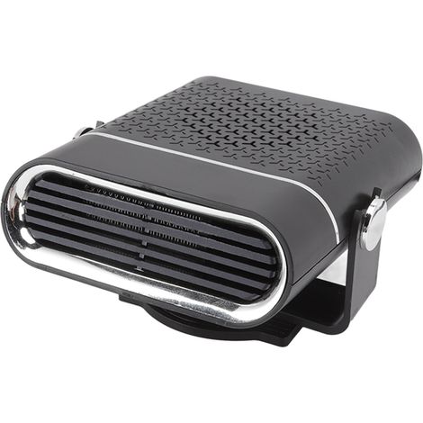 Chauffage de voiture rotatif à 360° à chauffage rapide, portable, allume-cigare, désembueur et dégivreur pour camion, 24 V, noir (1/5)