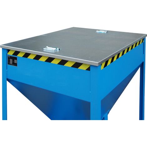 Bauer Südlohn Silobehälter SR 375, peint, bleu clair (1/2)